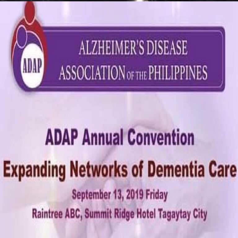 Alzheimer’s Disease Association of the Philippines (ADAP) 2019 in Tagaytay City